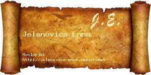 Jelenovics Enna névjegykártya